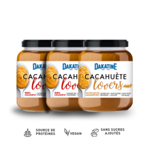 Dakatine Cacahuète Lovers 100% et Eclats