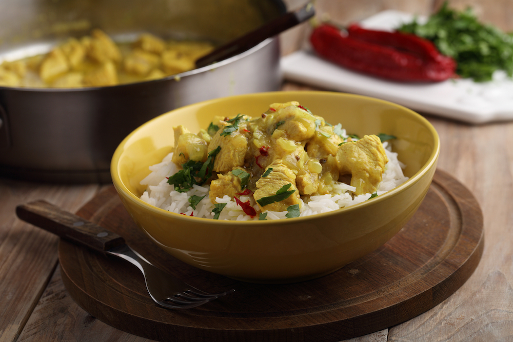 Curry de dinde au beurre de cacahuète