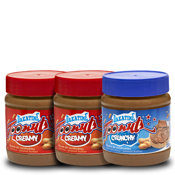 Assortiment découverte Toonuts Creamy et Crunchy <br /> 3 x 350G